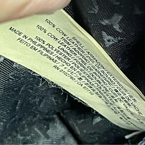 Kate Spade New York Colorblock Ivory Black Pebbled Leather Crossbody Small - Picture 8 of 15